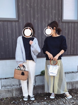 uaさん（レディース・153cm）の春コーディネート