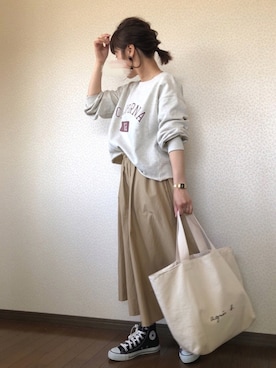 uaさん(レディース・153cm)の春コーディネート