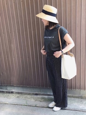 uaさん（レディース・153cm）の春コーディネート