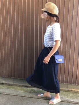 uaさん(レディース・153cm)の夏コーディネート