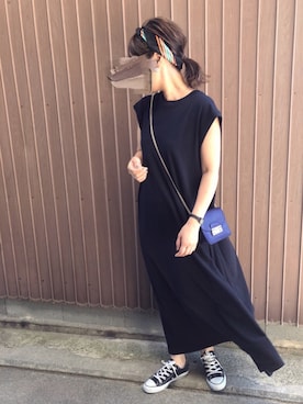 「サニーレーベル」｜「アイテム（財布/小物）」を使った、uaさん（レディース・153cm）の夏コーディネート