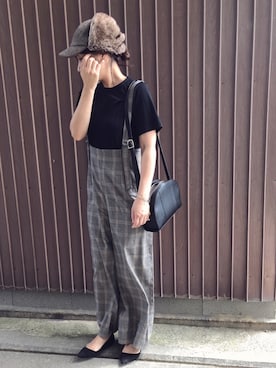 「14+（イチヨンプラス）のアイテム（トップス）」を使った、uaさん（レディース・153cm）の秋コーディネート