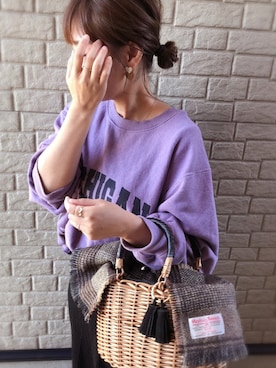 「GOLDY（ゴールディ）のアイテム（リング）」を使った、uaさん（レディース・153cm）の秋コーディネート