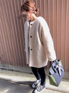 uaさん（レディース・153cm）の秋コーディネート