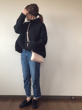 uaさん（レディース・153cm）の冬コーディネート