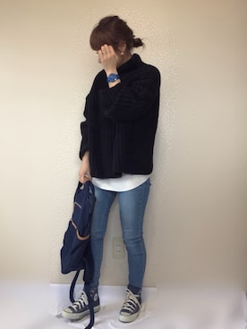 uaさん（レディース・153cm）の冬コーディネート