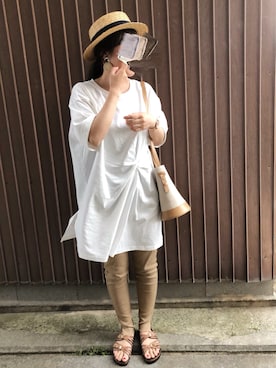 「リップスター」｜「アイテム（腕時計）」を使った、uaさん（レディース・153cm）の春コーディネート