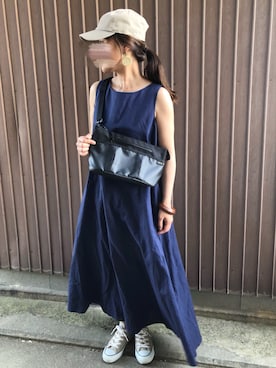 「FRAMeWORK（フレームワーク）のアイテム（バングル/リストバンド）」を使った、uaさん（レディース・153cm）の春コーディネート