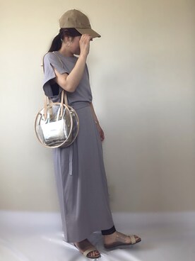 「queite（ケイト）のアイテム（アクセサリー）」を使った、uaさん（レディース・153cm）の夏コーディネート