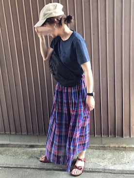 uaさん（レディース・153cm）の夏コーディネート