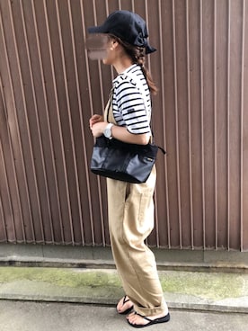 「petitcro」｜「アイテム（アナログ腕時計）」を使った、uaさん（レディース・152cm）の夏コーディネート