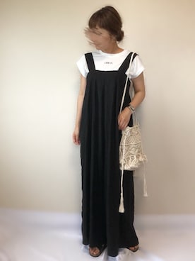 「petitcro」｜「アイテム（サンダル）」を使った、uaさん（レディース・153cm）の夏コーディネート