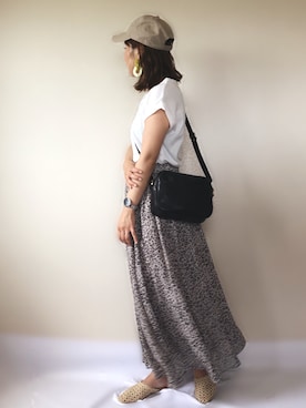 「petitcro」｜「アイテム（サンダル）」を使った、uaさん（レディース・153cm）の夏コーディネート