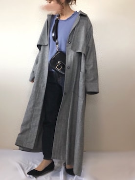 uaさん（レディース・153cm）の冬コーディネート