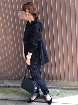 「リップスター」｜「アイテム（腕時計）」を使った、uaさん（レディース・153cm）の秋コーディネート