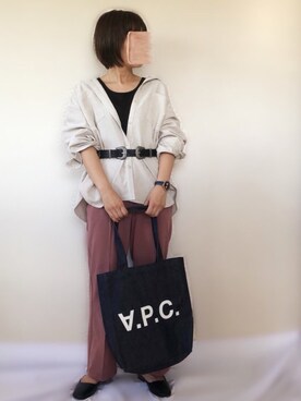 「アントマリーズ」｜「アイテム（アナログ腕時計）」を使った、uaさん（レディース・153cm）の秋コーディネート