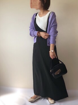 「アントマリーズ」｜「アイテム（アナログ腕時計）」を使った、uaさん（レディース・153cm）の秋コーディネート