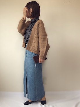 「NOLLEY'S」｜「アイテム（財布/小物）」を使った、uaさん（レディース・153cm）の秋コーディネート