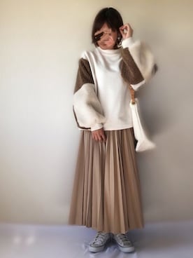 「アロムリリー」｜uaさん（レディース・153cm）の秋コーディネート