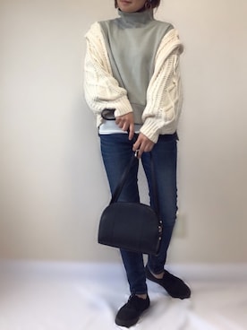 uaさん（レディース・153cm）の秋コーディネート