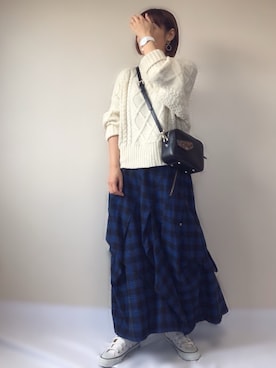 uaさん（レディース・153cm）の秋コーディネート