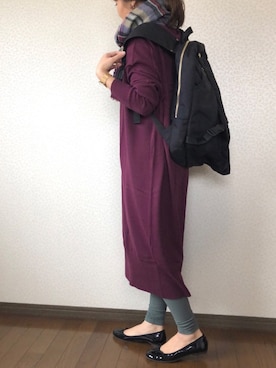 「2018マイベストコーデ」｜「アイテム（その他）」を使った、uaさん（レディース・153cm）の冬コーディネート