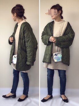 uaさん（レディース・153cm）の秋コーディネート