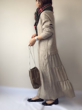 uaさん（レディース・153cm）の秋コーディネート