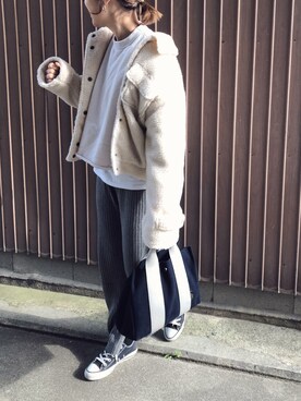 uaさん(レディース・153cm)の冬コーディネート