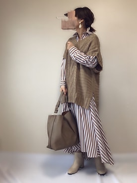 uaさん（レディース・153cm）の冬コーディネート