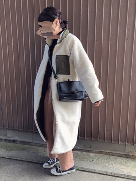 uaさん（レディース・153cm）の冬コーディネート