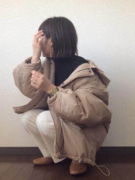 uaさん（レディース・153cm）の冬コーディネート