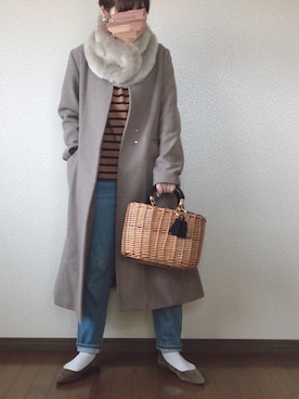 uaさん（レディース・153cm）の冬コーディネート