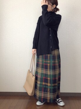 uaさん(レディース・153cm)の冬コーディネート