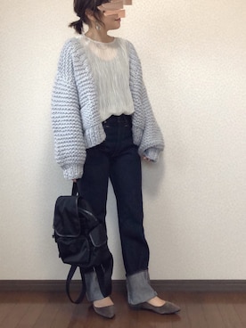 uaさん（レディース・153cm）の冬コーディネート