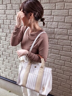 「アントマリーズ」｜「アイテム（オールインワン・サロペット）」を使った、uaさん（レディース・153cm）の冬コーディネート