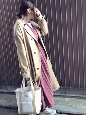 uaさん（レディース・153cm）の春コーディネート