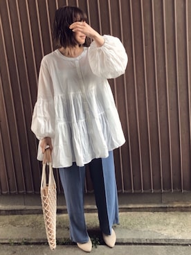 uaさん（レディース・153cm）の春コーディネート