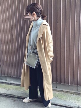 「CONVERSE（コンバース）のconverse（コンバース） ALL STAR OX（オールスターOX）（スニーカー）」を使った、uaさん（レディース・153cm）の春コーディネート