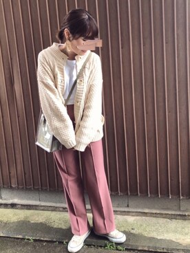 「ゴールディ」｜uaさん（レディース・153cm）の春コーディネート