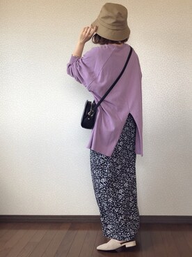 「ap retro（アプレトロ）のアイテム（帽子）」を使った、uaさん（レディース・153cm）の春コーディネート