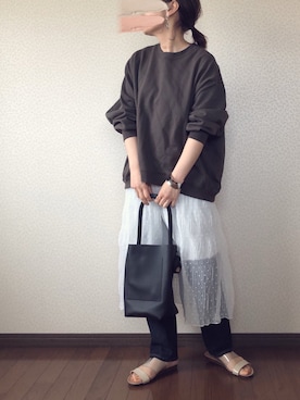 「petitcro」｜uaさん（レディース・153cm）の春コーディネート