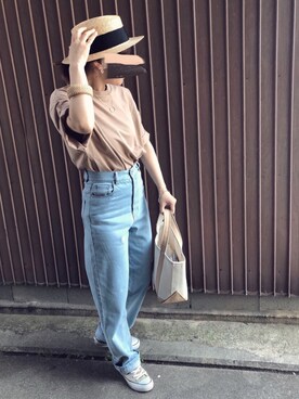 uaさん（レディース・153cm）の春コーディネート