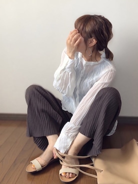 uaさん（レディース・153cm）の春コーディネート