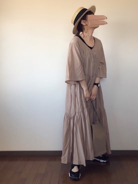 uaさん（レディース・153cm）の春コーディネート