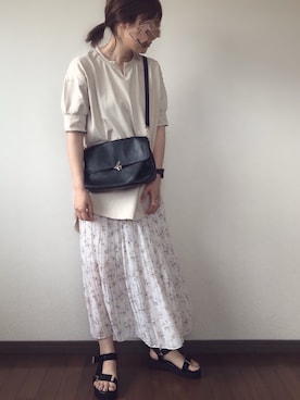 uaさん（レディース・153cm）の春コーディネート