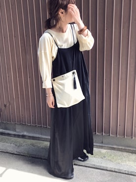 「FRAMeWORK（フレームワーク）のアイテム（バングル/リストバンド）」を使った、uaさん（レディース・153cm）の春コーディネート