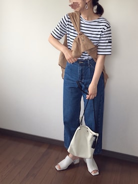 「Bou Jeloud」｜「アイテム（アクセサリー）」を使った、uaさん（レディース・153cm）の夏コーディネート