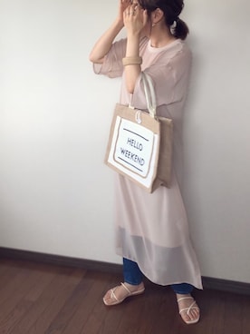 uaさん（レディース・153cm）の夏コーディネート