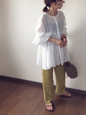 uaさん（レディース・153cm）の夏コーディネート